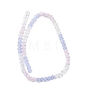 Transparent Gradient Color Glass Beads Strands GLAA-F131-01A-02-3