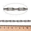 304 Stainless Steel Bone Link Chains CHS-Z007-12P-2