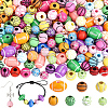 175Pcs 7 Styles Sports Theme Opaque Acrylic Beads OACR-PA0001-82-1