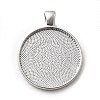 Alloy Pendant Cabochon Settings LS-PALLOY-A13349-P-NR-1