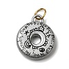 Printing 304 Stainless Steel Pendants STAS-K304-08C-G-1