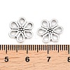 Tibetan Style Alloy Flower Charms PALLOY-A024-21AS-3
