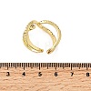 Brass Micro Pave Cubic Zirconia Cuff Rings for Women RJEW-F188-01G-5