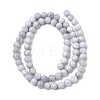 Natural Blue Lace Agate Beads Strands G-G346-A01-6mm-3