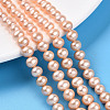 Natural Cultured Freshwater Pearl Beads Strands PEAR-N016-06C-01-2