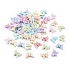 Mixed Color Craft Style Acrylic Butterfly Beads X-MACR-R491-M8-1