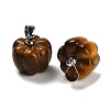 Natural Tiger Eye Pumpkin Charms G-K338-27P-01-2