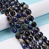 Natural Sodalite Beads Strands with Seed Beads G-G990-E01-2