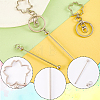 10Pcs Alloy Keychain Clasps KEYC-SC0001-79C-5
