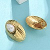 201 Stainless Steel Stud Earrings EJEW-D354-08G-05-3