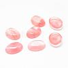 Cherry Quartz Glass Cabochons G-T020-13x18mm-07-1