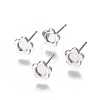Non-Tarnish 304 Stainless Steel Ear Stud Components LS-STAS-F222-046-1