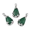 Natural & Synthetic Gemstone Pendants G-P393-P-2