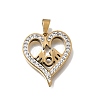Mother's Day 201 Stainless Steel Pendants SA-CBA5D64-01G-1