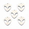 201 Stainless Steel Pendants Ion Plating(IP) X-STAS-N098-117P-2