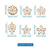 Alloy Rhinestone Pendants PALLOY-TA0002-24LG-15