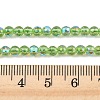 Electroplate Transparent Glass Beads EGLA-B013-02A-AB04-4
