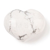 Natural Howlite Love Heart Stone G-I367-02D-1