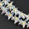 Electroplate Glass Beads Strands EGLA-P069-01A-AB08-3