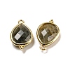 Natural Labradorite Faceted Pendants G-M431-15G-04-2