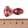 Luminous Handmade Gold Sand Lampwork Beads FOIL-N035-01B-4