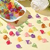 Transparent Acrylic Flower Beads X-PL622M-5