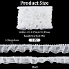 5 Yards Polyester Lace Ribbons OCOR-GF0006-14A-02-2