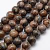 Natural Glaucophane Beads Strands G-K209-04A-12mm-1