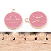 Alloy Enamel Pendants ENAM-S124-01A-03-4