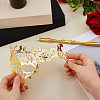 Iron Filigree Masquerade Mask with Handle AJEW-WH0643-060A-3