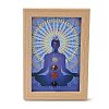 Yoga Gemstone Chakra Picture Frame Stand DJEW-F021-05D-1