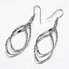 Tarnish Resistant 304 Stainless Steel Dangle Earrings EJEW-G155-03A-1