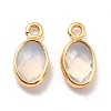 Eco-Friendly Brass with Glass Pendants X-KK-K268-01F-2