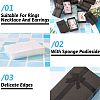 Rectangle Paper Jewelry Gift Boxes with Bowknot CON-TAC0010-79A-12