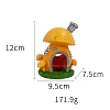 Resin Miniature Mushroom House Figurines Ornament PW-WG91545-05-1