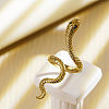 Adjustable 304 Stainless Steel Open Cuff Rings KN7083-1-1