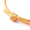 Braided Waxed Polyester Cord Bracelet Making Accessories AJEW-JB01077-4