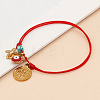 304 Stainless Steel & Resin Charm Bracelets XX1632-1-1