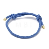 Adjustable Nylon Round Milan Cord Slider Bracelet Making FB-H001-01G-2