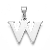 Non-Tarnish 304 Stainless Steel Pendants STAS-F106-95P-W-1