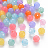 Transparent Acrylic Beads TACR-S154-62E-1