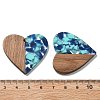 Resin and Walnut Pendants LS-FIND-R051-09H-3