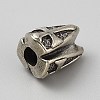 Brass European Beads KK-WH0108-08AS-2