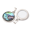 Abalone Shell/Paua Shell Pendants SSHEL-L008-04P-5
