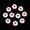 Opaque Acrylic Beads X-ACRP-T004-02A-1