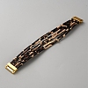 PU Leather Cord Multi-strand Bracelets for Women BJEW-WH0030-01A-2