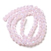 Imitation Jade Electroplate Glass Beads Strands EGLA-A039-J2mm-B02-2