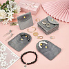 12Pcs Velvet Jewelry Storage Bags with Snap Button for Earrings Rings Bracelets ABAG-UN0001-17D-2