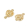 Brass Hollow Connector Charms KK-S395-03G-2