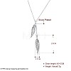 Trendy Brass Lariat Necklaces NJEW-BB21172-6